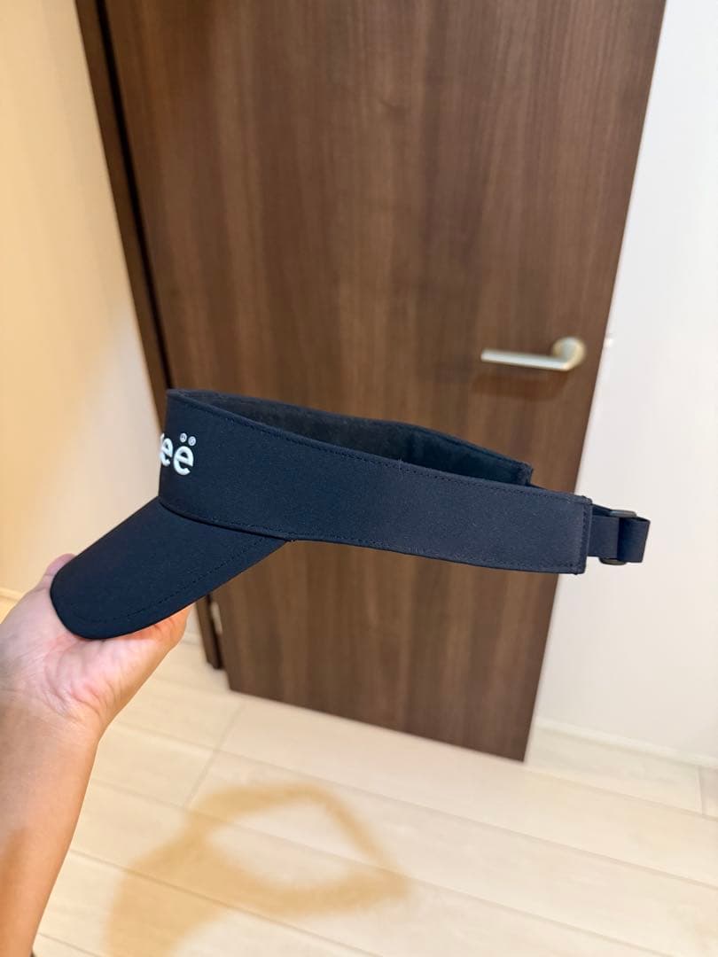 monzee モンジー　スポーツサンバイザー　ブラック