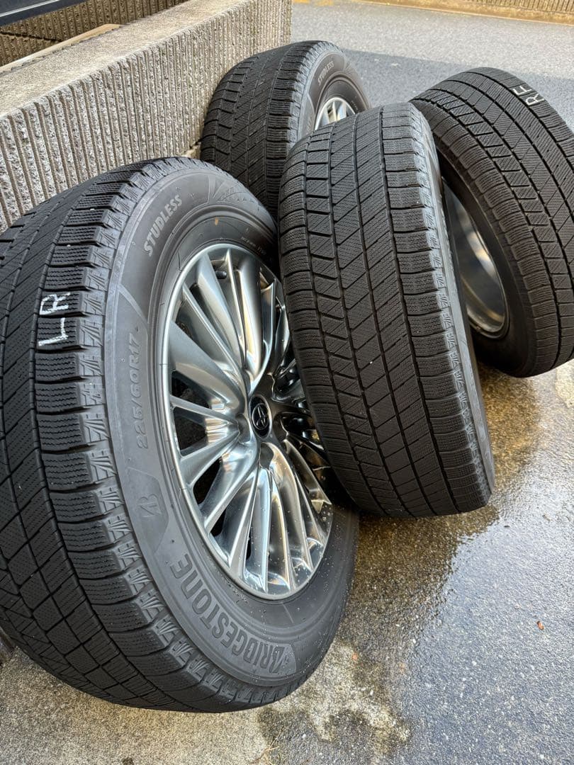 【美品】アルファード30後期 純正17インチ　スタッドレス&ホイールセット