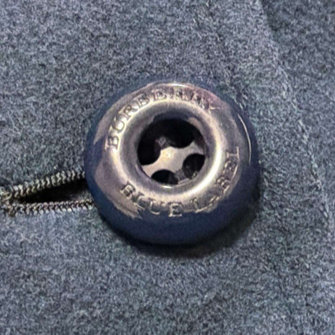 【極美品】バーバリーブルーレーベル ノーカラーコート ノバチェック 38