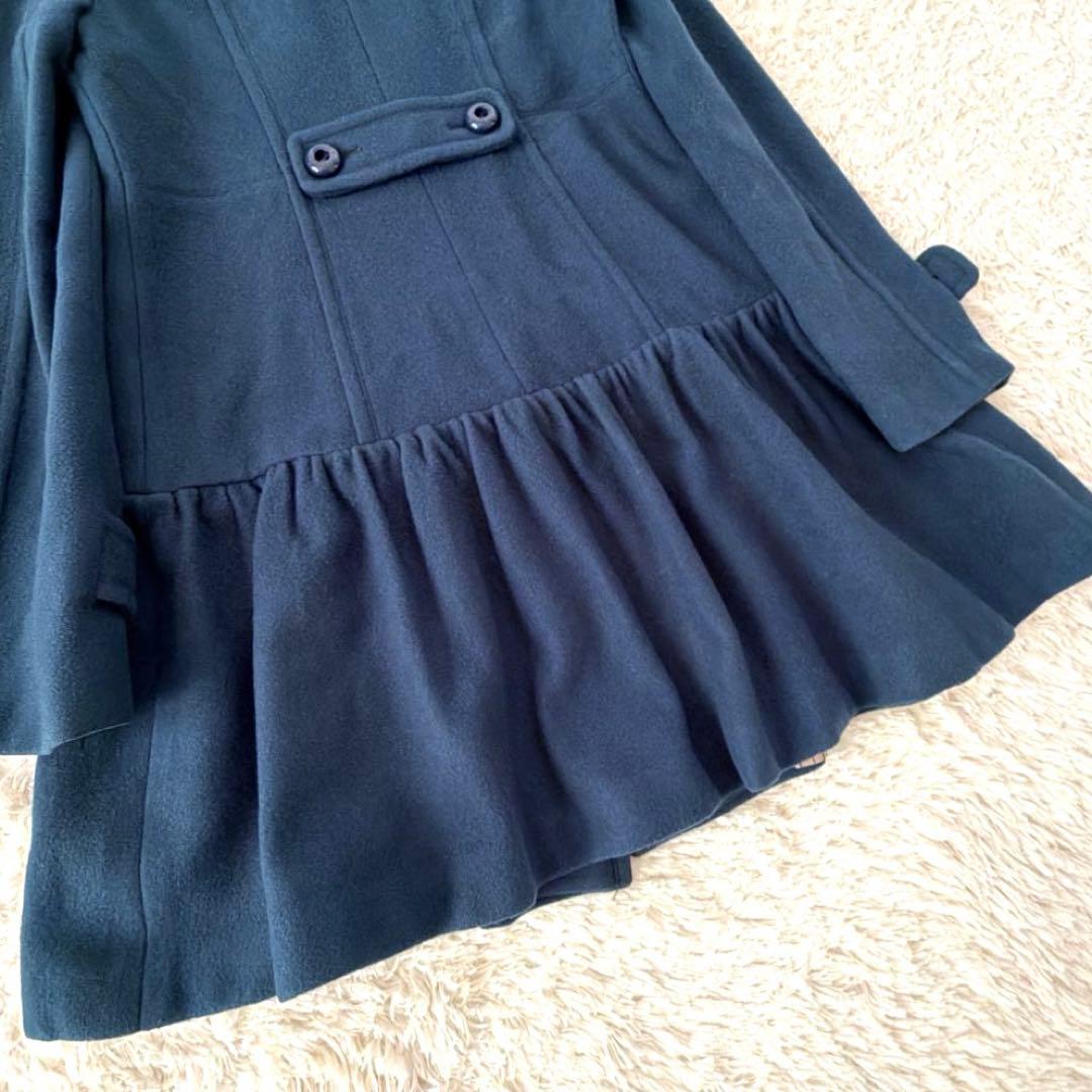 【極美品】バーバリーブルーレーベル ノーカラーコート ノバチェック 38