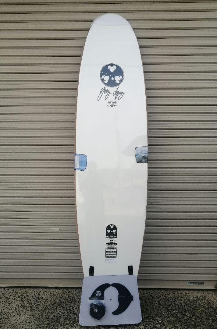 GERRY LOPEZ サーフボード244cm リーシュ・フィン デッキパット付