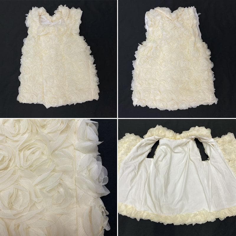 505ag78◎七五三 三歳 女の子 アンティーク着物&被布&長襦袢 糸巻◎