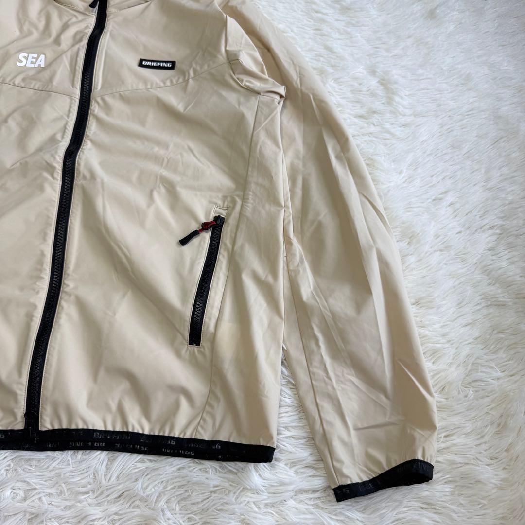 【ブリーフィングゴルフ】即完売品 コラボ ウィンダンシー ベージュM メンズ