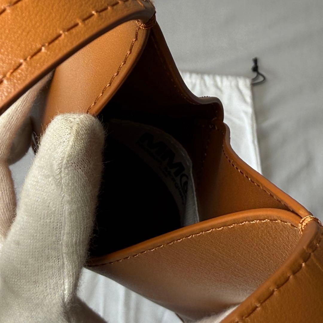 【定価6.4万】マルジェラ MM6 ジャパニーズ ショルダーバッグ ブラウン