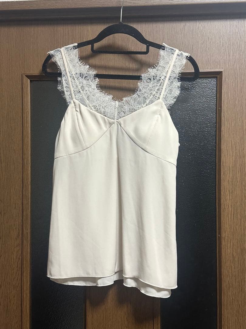 anuans レーストリムカップインキャミソール