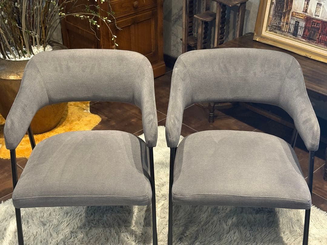 ニトリ NITORI ファブリック　ダイニングチェア　DCイジー　H