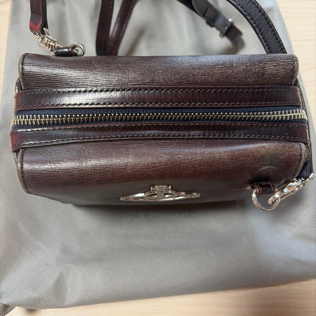 Vivienne Westwood レザー ショルダーバッグ カメラバッグ