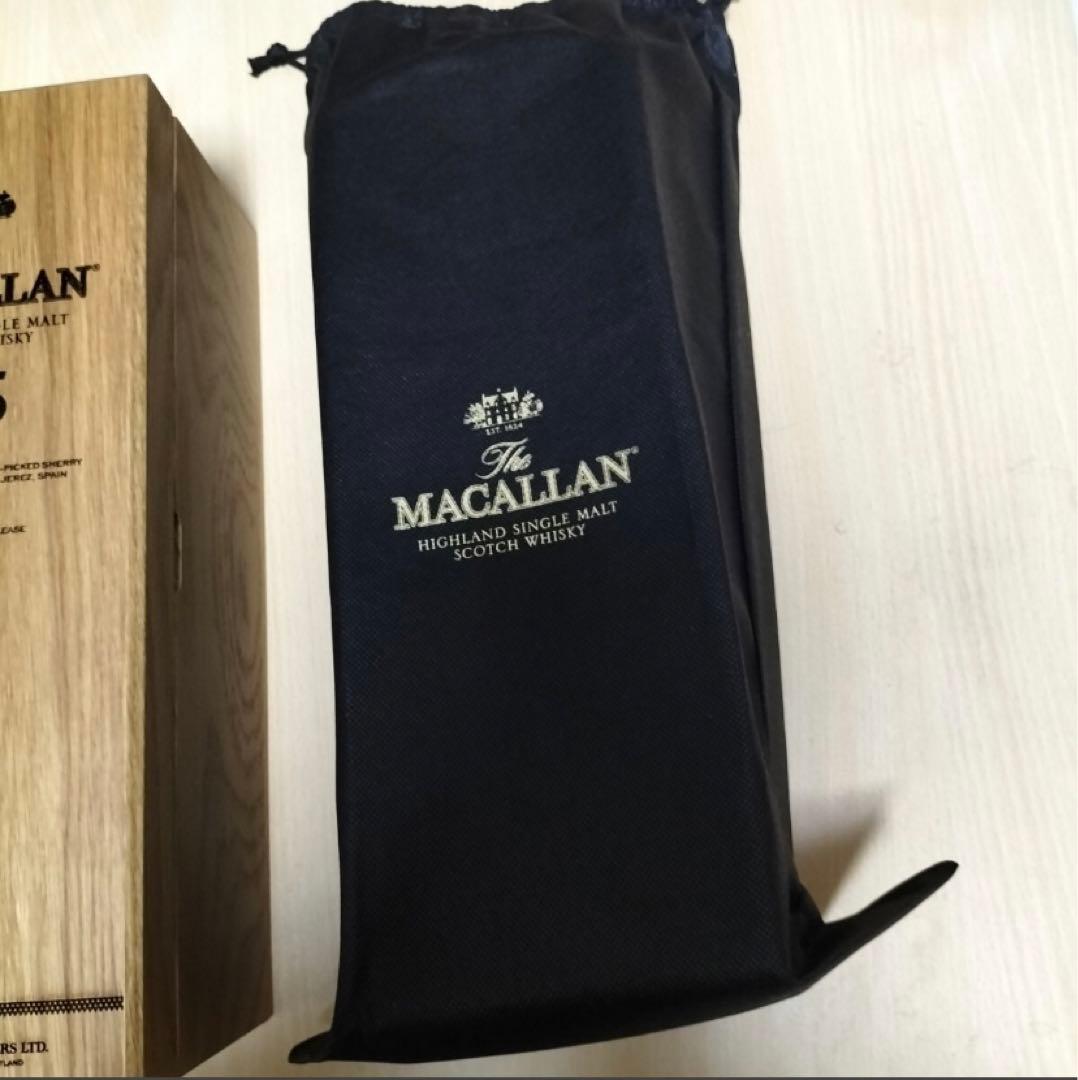 MACALLAN マッカラン25年 シェリーオーク 木箱700ml 43%空瓶