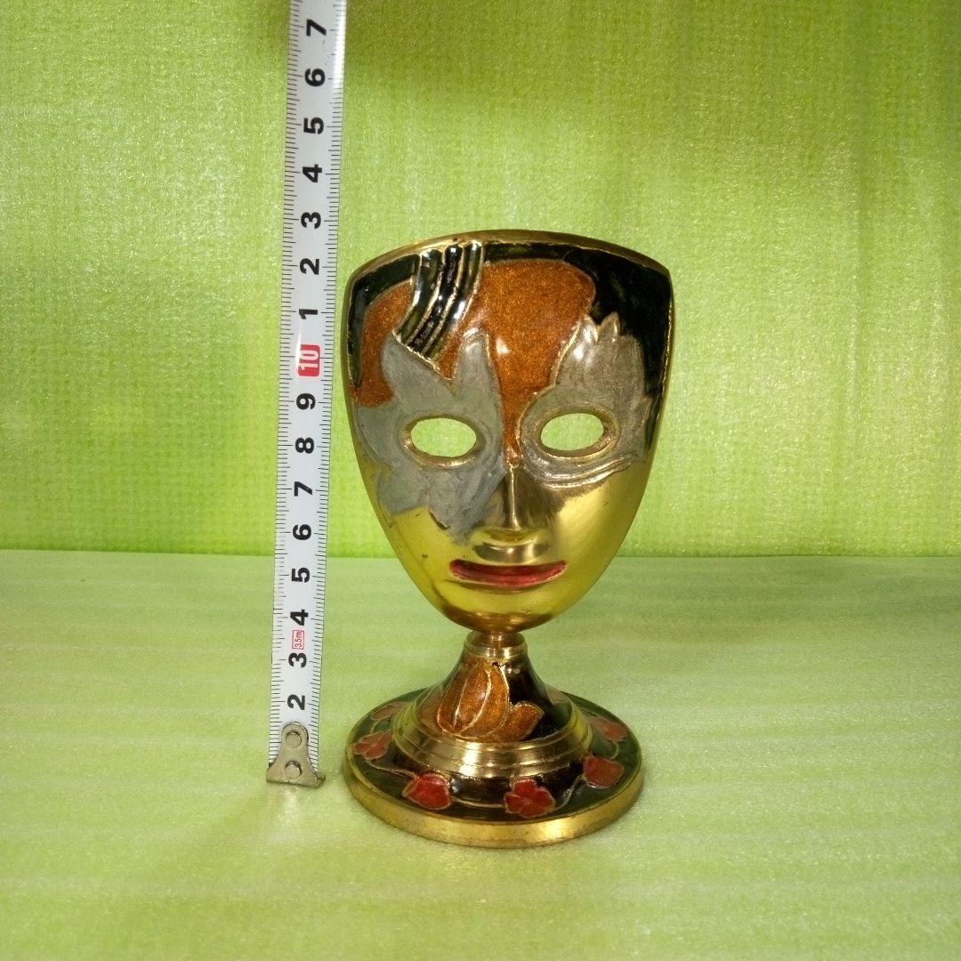 マスク型　mask　仮面　お面　お香立て　香炉　こうろ　置物　香道　洋風　レア