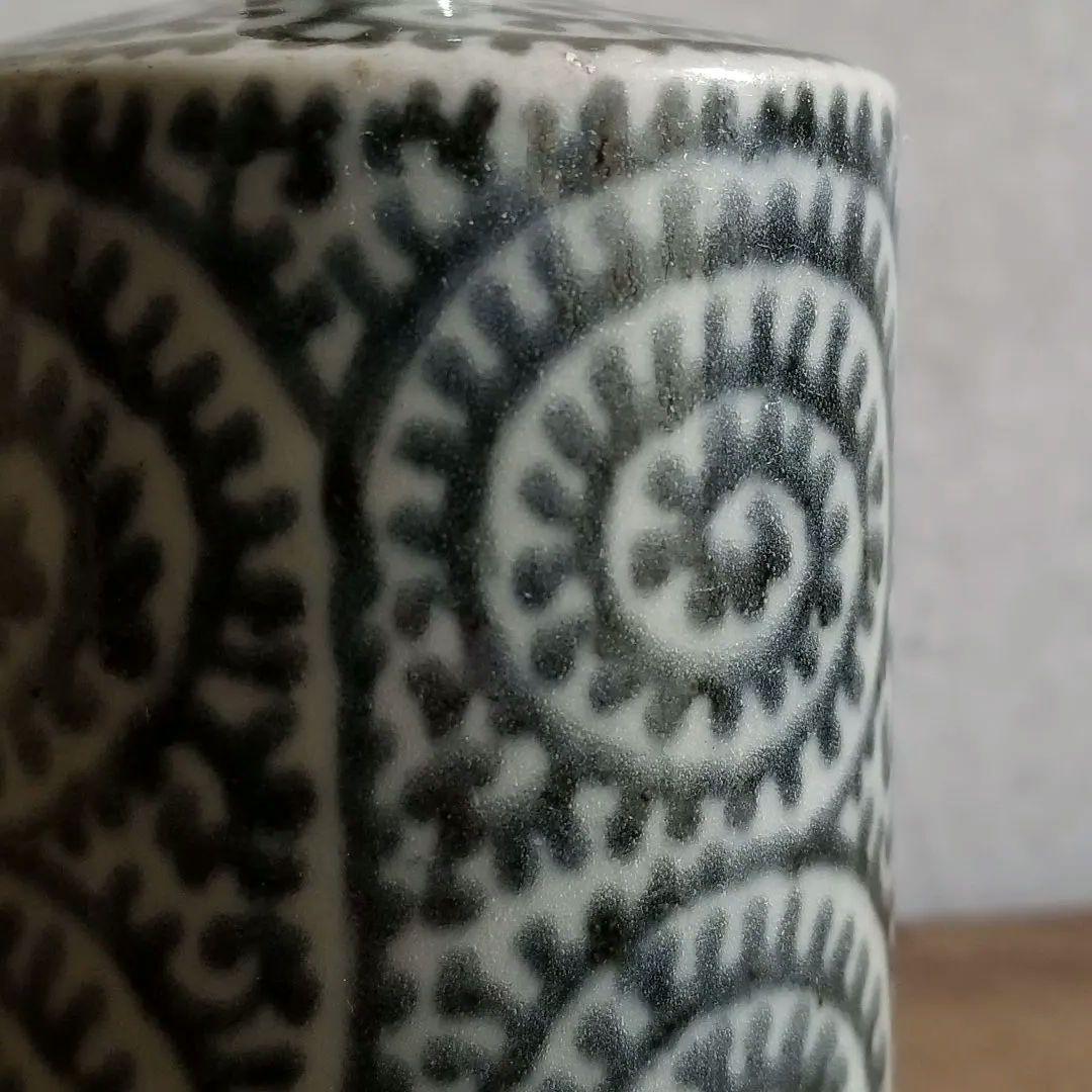 古伊万里 蝋燭徳利 ろうそく 徳利 江戸時代 くらわんか 蛸唐草 酒器