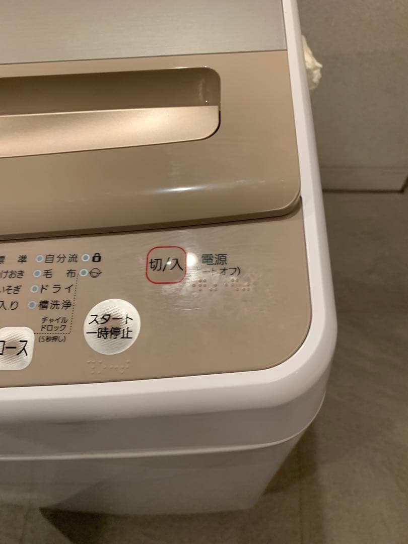 極美品2023年製Hisense HW-DG75C 7.5kgインバーター洗濯機