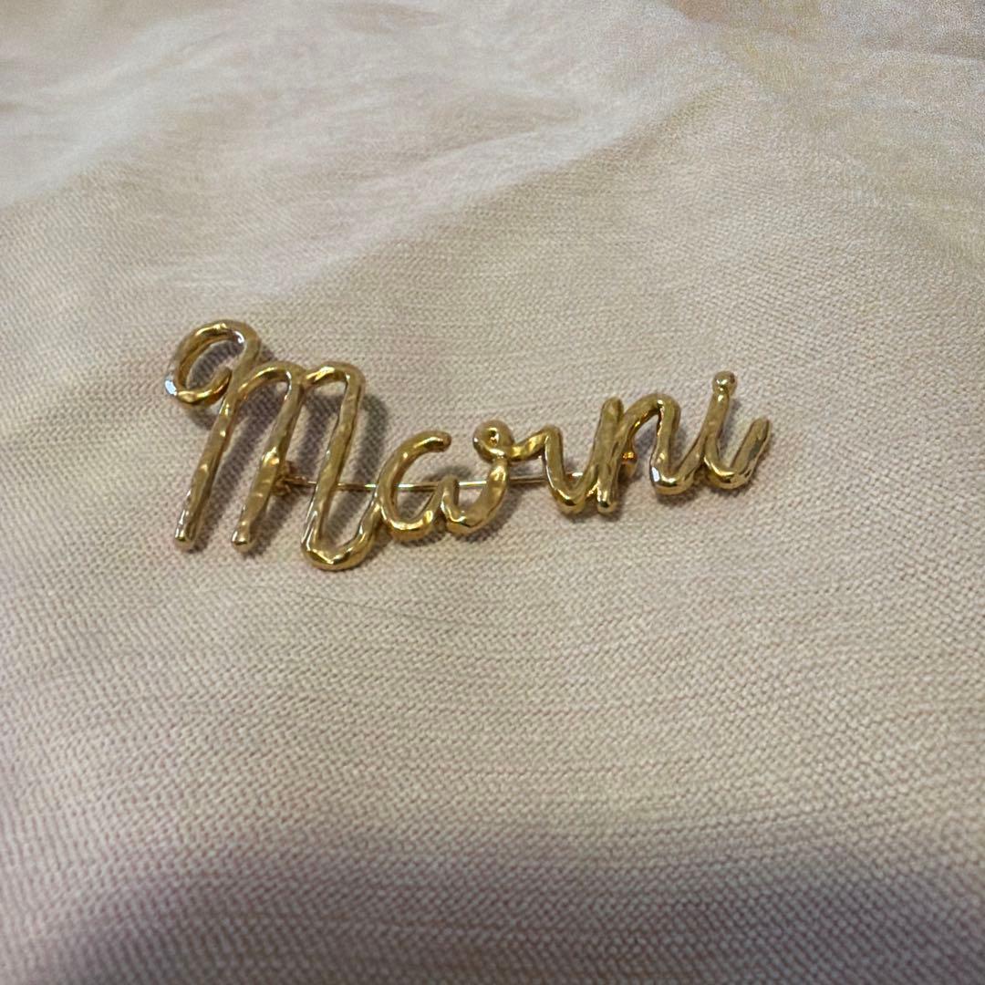 Marni ゴールド ブローチ