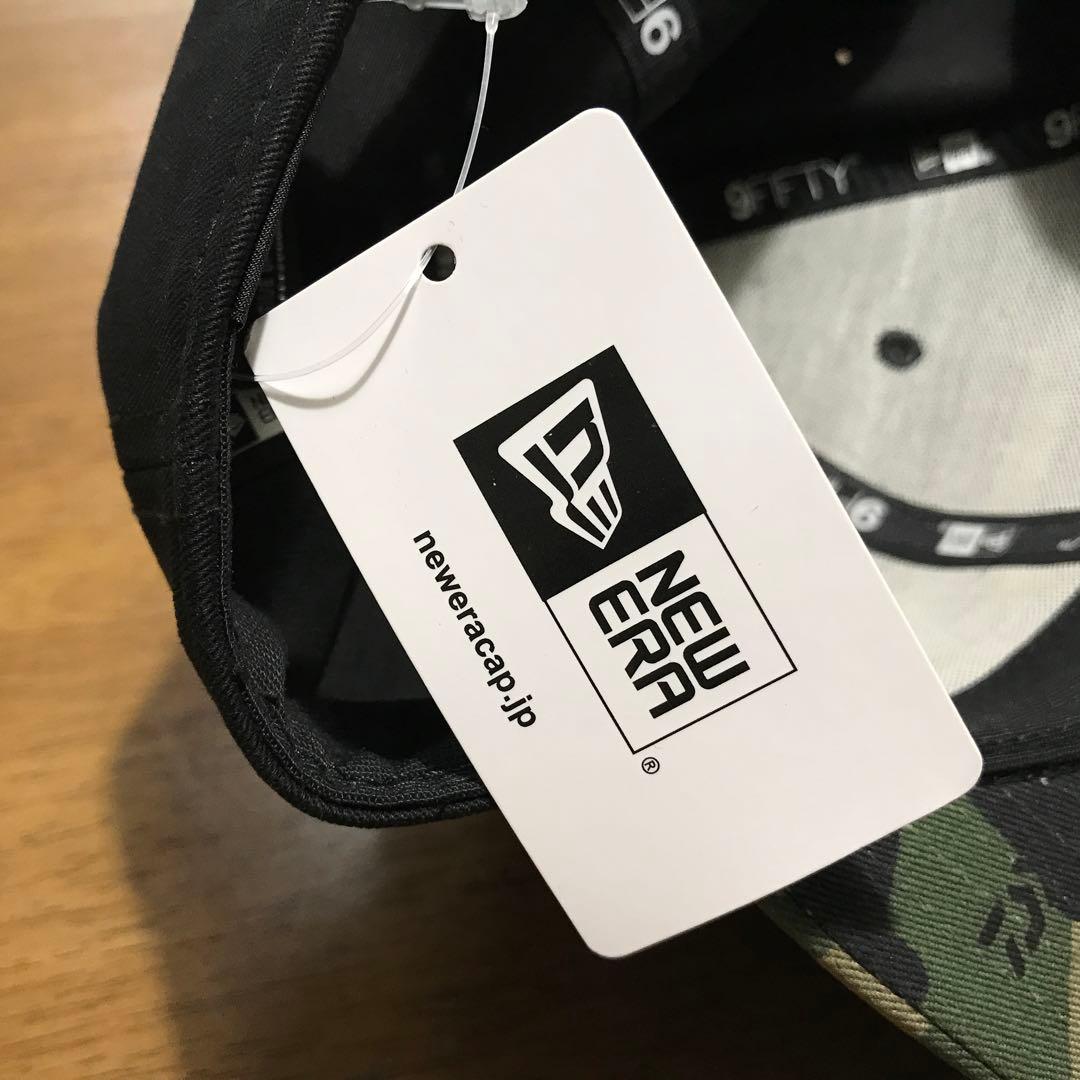 値下　DAIWA 9FIFTY スナップバックキャップ BK/迷彩/NEWERA