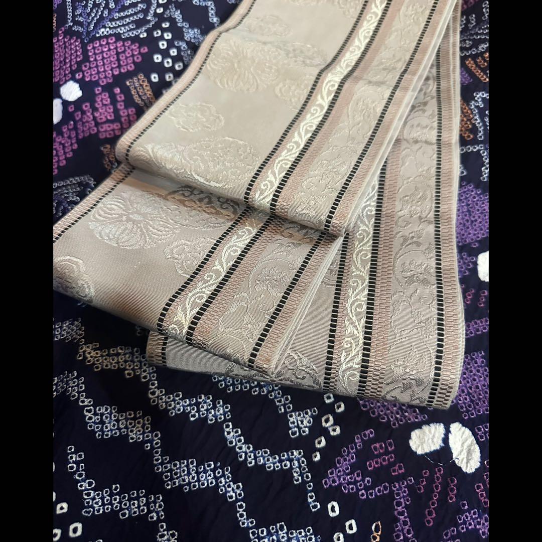 2点セットトールサイズ✨新品美品✨有松鳴海絞り浴衣　藍染に紫