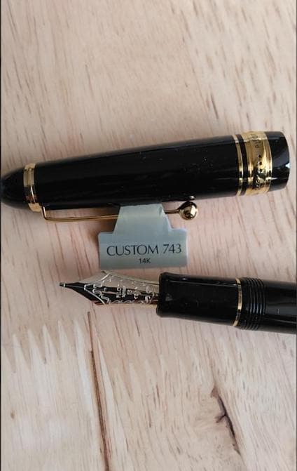 万年筆 カスタム743 極太字(BB)【黒軸】FKK3000RBBB 777-2