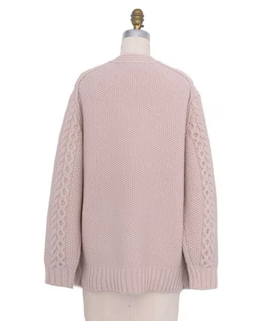 【新品・未使用】Drawer アランファーカーディガン