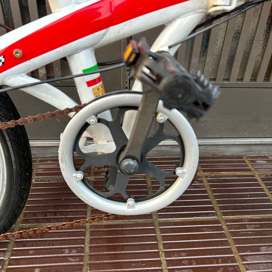 Ferrari(フェラーリ) レッド 折りたたみ自転車 20インチ シマノ7速