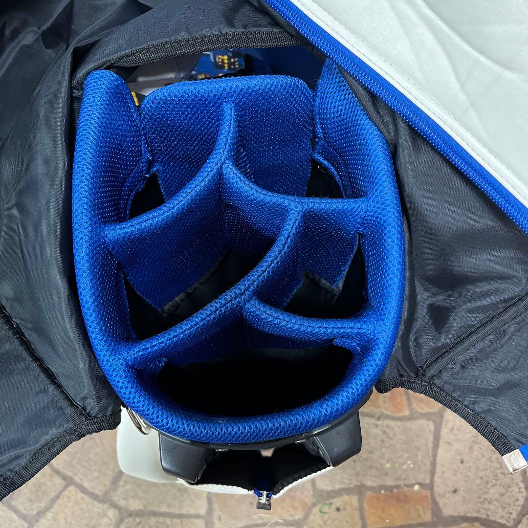 寶BT-1066 PEARLY GATES スタンドキャディバッグ 白