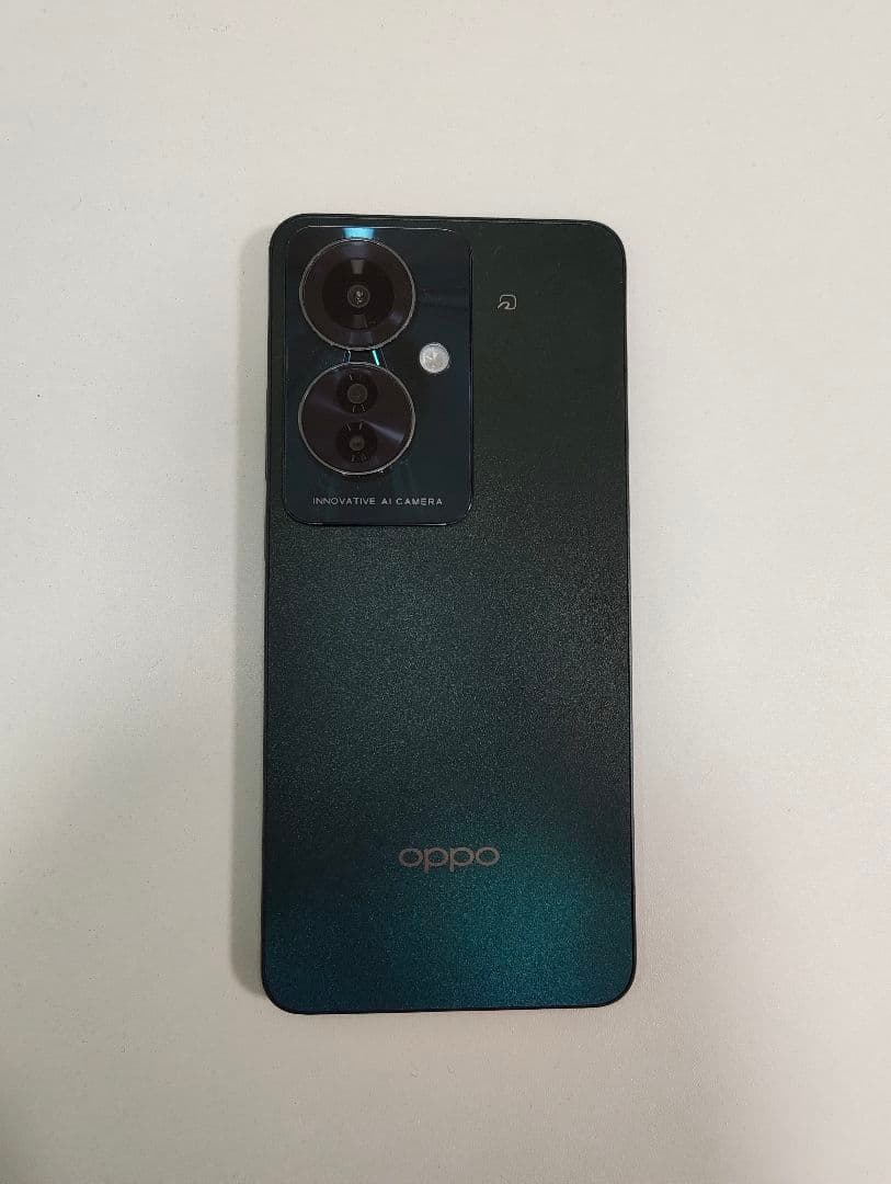 SIMフリー OPPO Reno 11 A ダークグリーン ケース フィルム付き