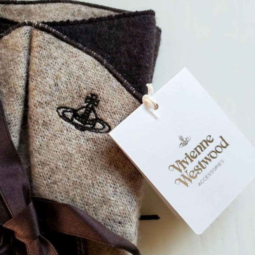 Vivienne Westwood リボン編み上げ手袋 21～22cmレディース