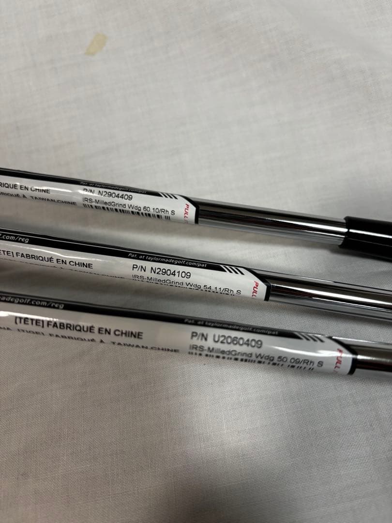 【新品】テーラーメイド　ミルドグラインドウェッジ３本セット【50度54度60度】