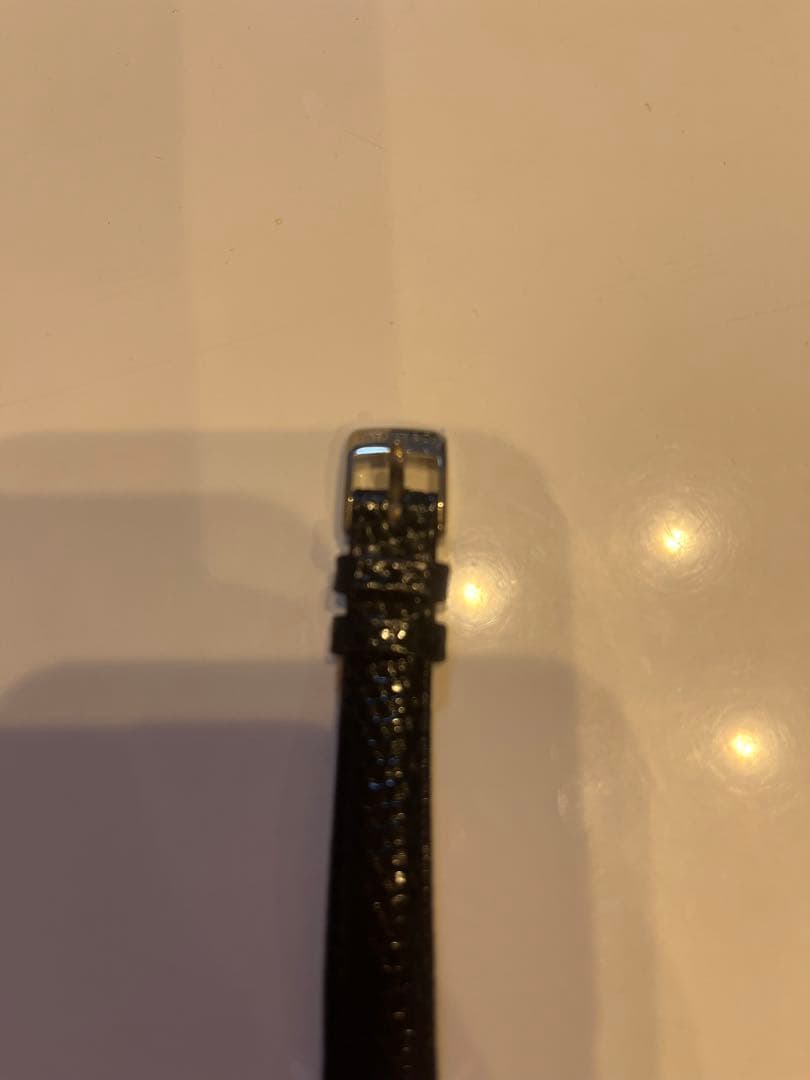 レディース 時計 ティファニー 紺レザー