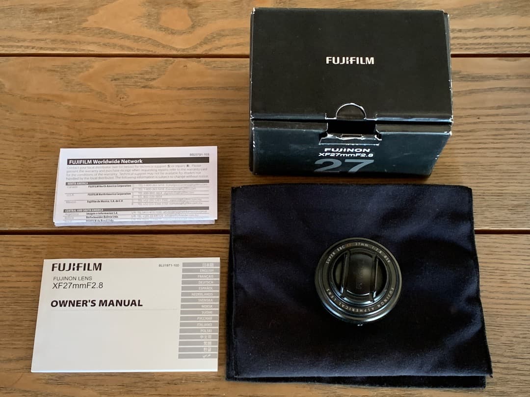 XF27mmF2.8（フジフィルムXシリーズ｜FUJINON 単焦点レンズ）