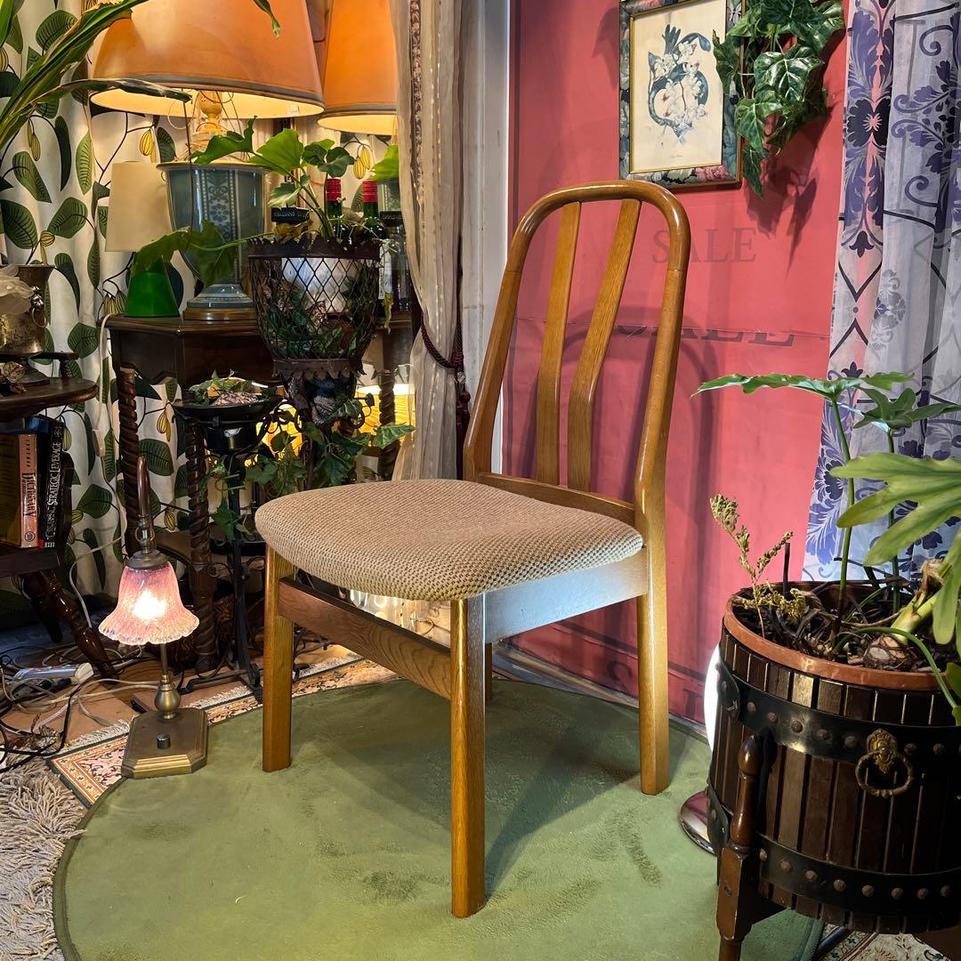 80’s ヴィンテージ 池田木工　北欧スタイル　ハイバックチェア