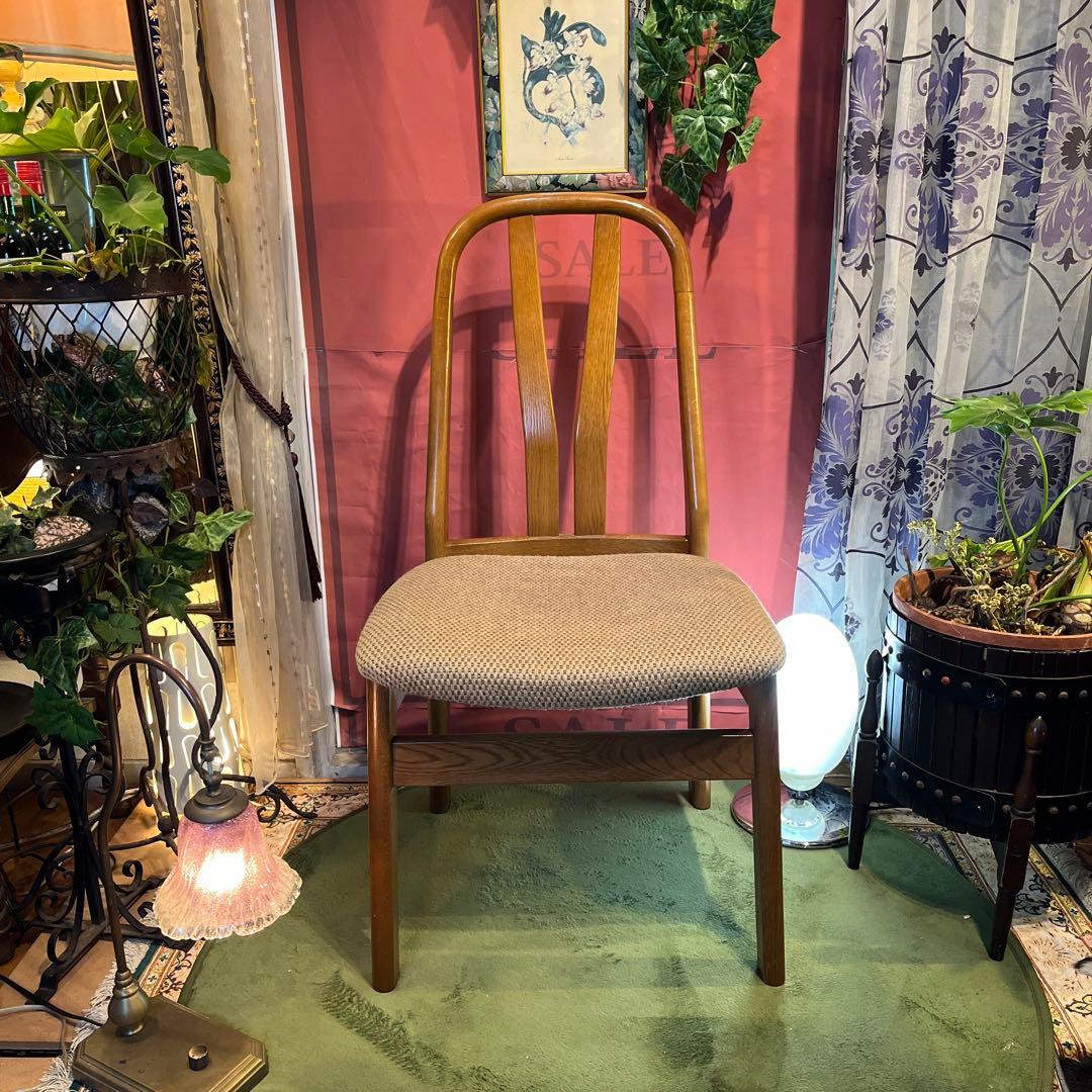 80’s ヴィンテージ 池田木工　北欧スタイル　ハイバックチェア