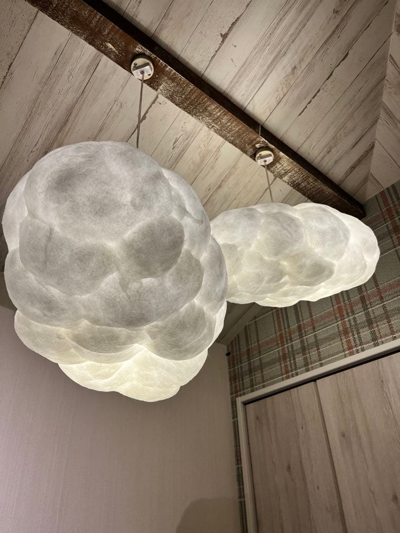 雲型ペンダントライト2個セット