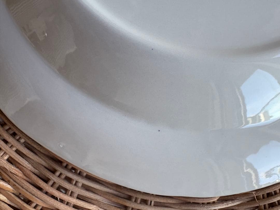 BURLEIGH バーレイ ブルーキャリコ プレートL 2枚セット