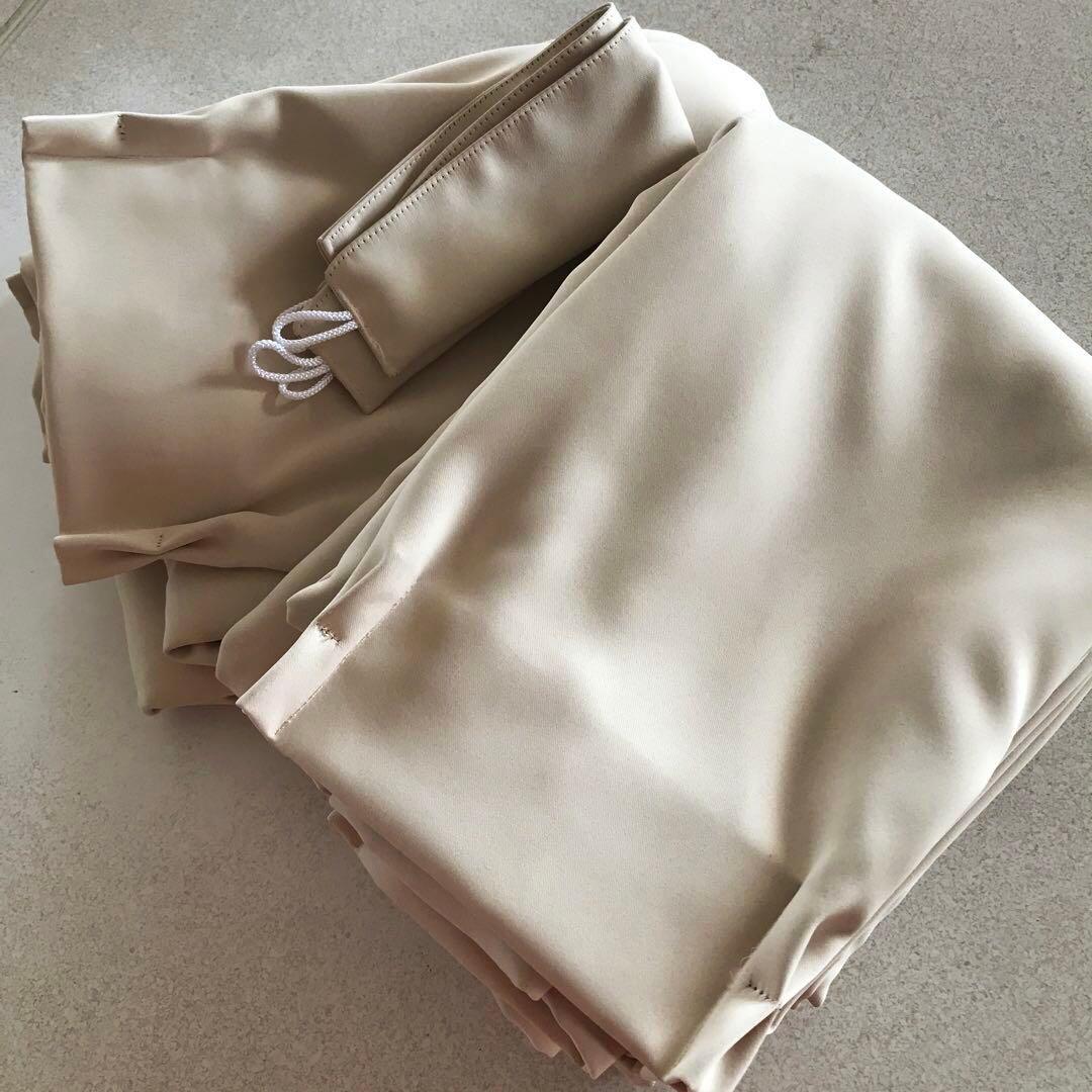 遮光カーテン　幅150cm×丈230cm2枚　アイボリー