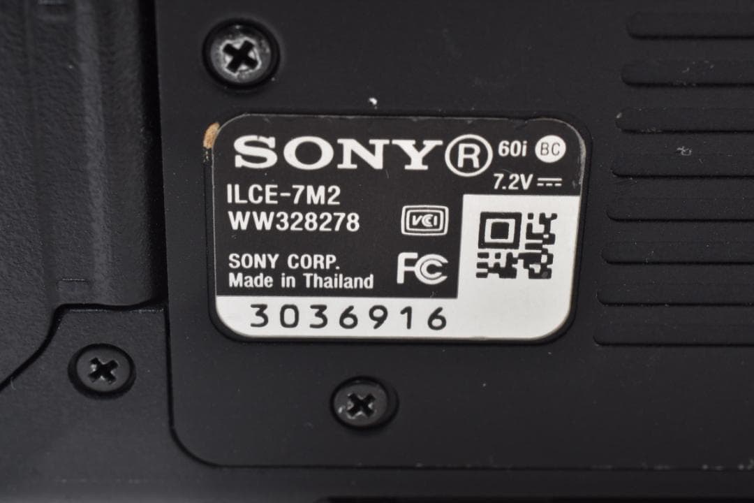 SONY α7II ショット数102000回 ミラーレスカメラ 動作好調