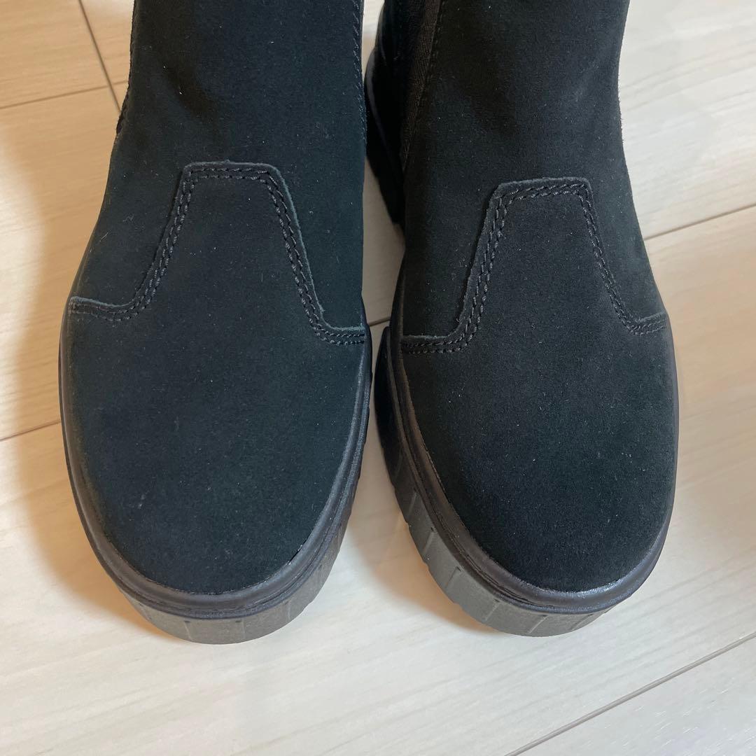 【新品未使用✨】PUMA★メイズチェルシースエードブーツ 24cm 黒プーマ