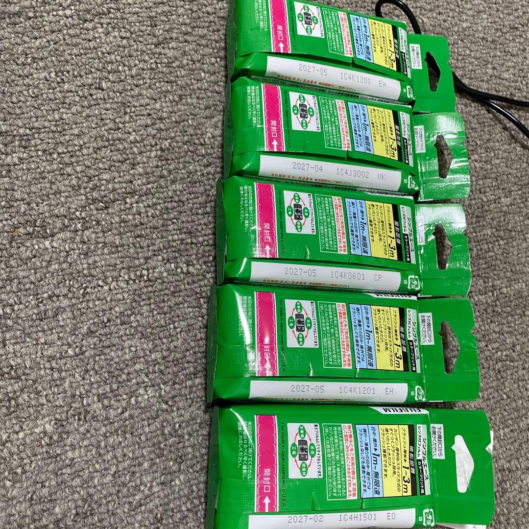 FUJIFILM SIMPLE ACE 使い捨てカメラ 5本セット