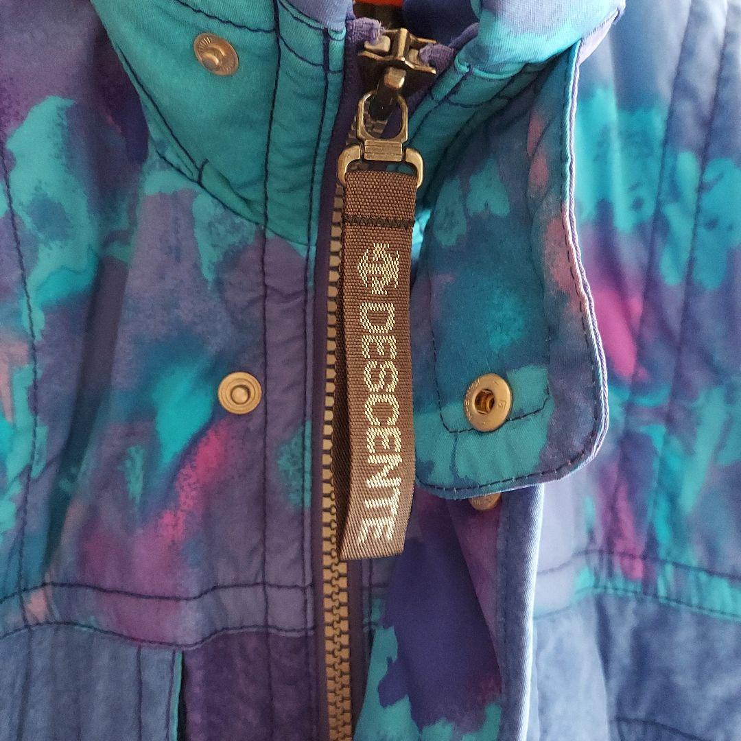 【DESCENTE】デサント スキーウェア 上下セット L 紫黒