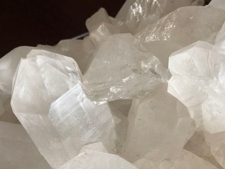 値下水晶19.9k高25、50,38cm台付(台の1箇所が動くが壊れてはいない)