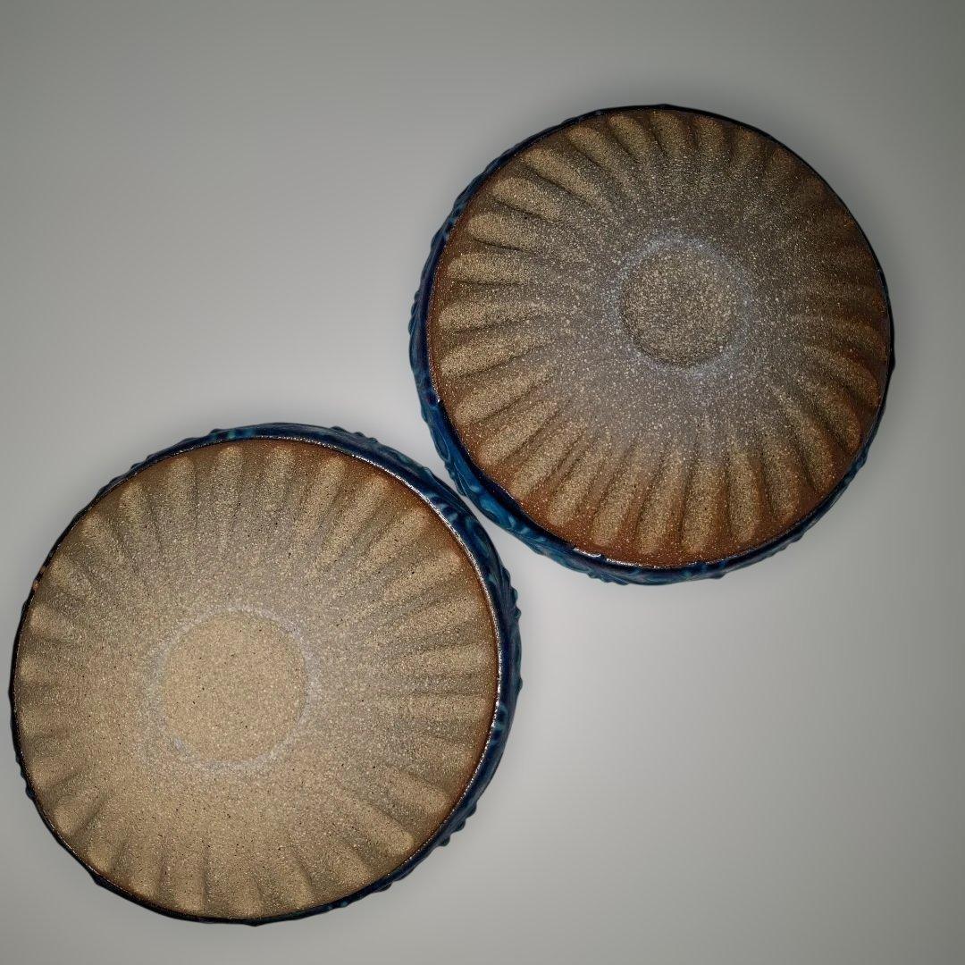 やちむん　5寸鉢　2点