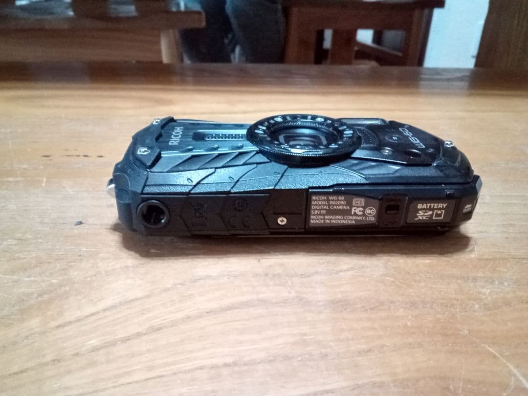 RICOH WG-60 ブラック リコー 本格防水・耐衝撃