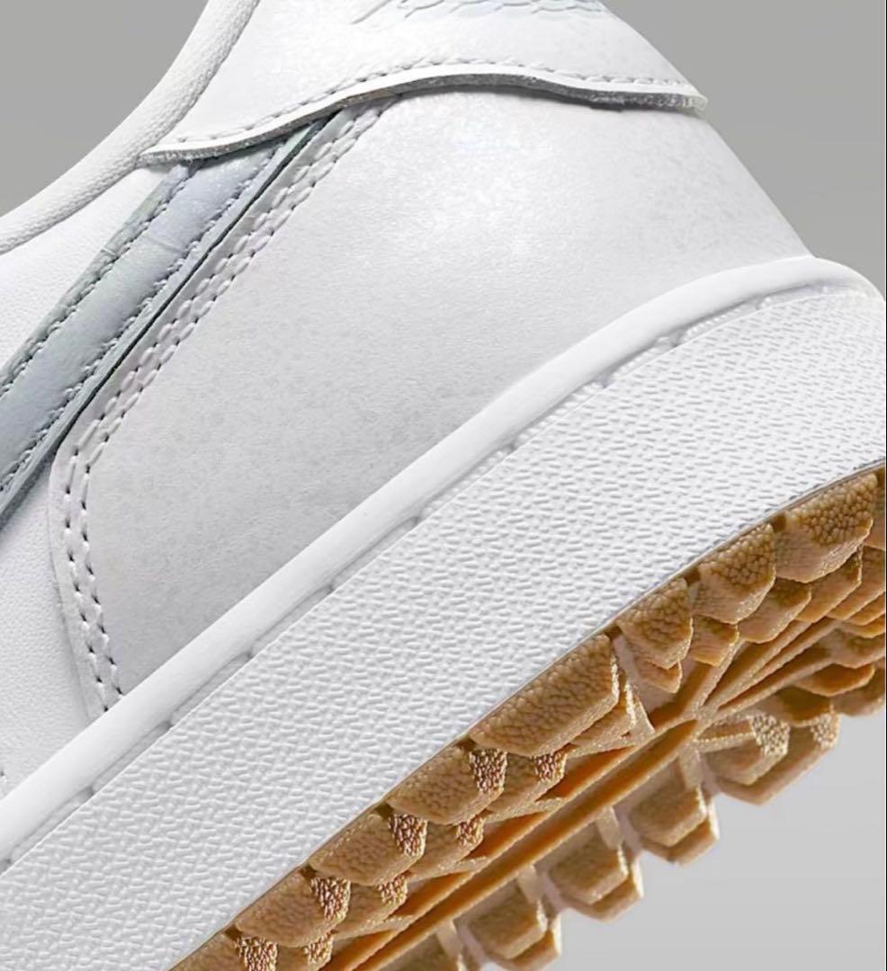 ゴルフシューズ　Nike Air Jordan 1 Low ホワイト/グレー