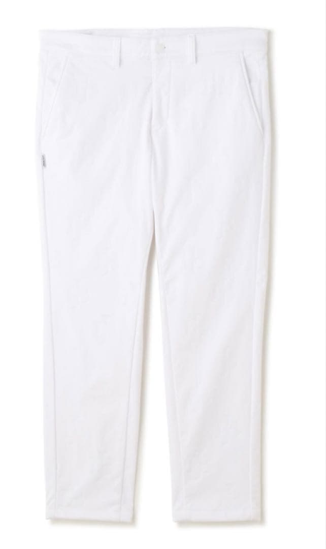 新品 ジャックバニー ピンソニック裏フリース 防風テーパードパンツ(5)L/白