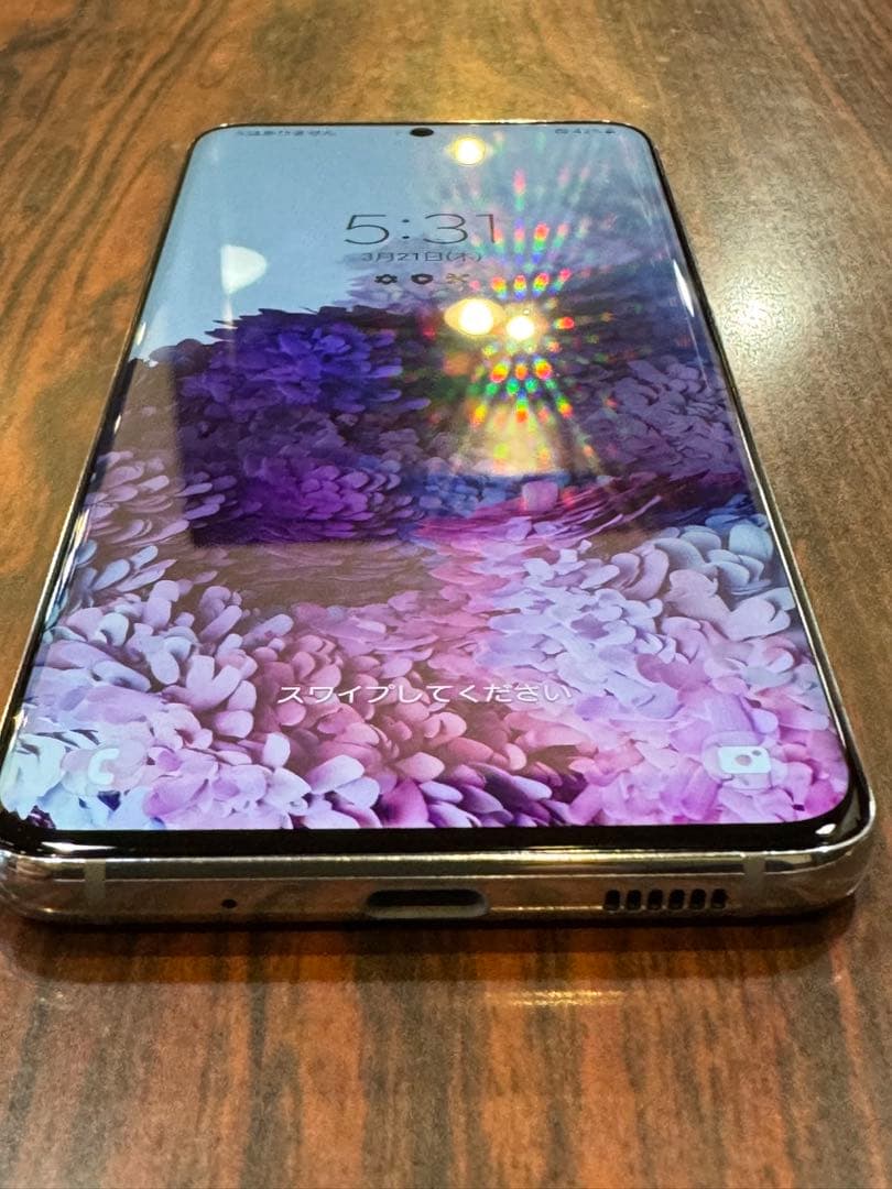 16920 Galaxy S20 5G 128GB au 本体 クリア