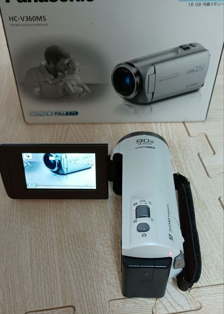 Panasonic V360MS ビデオカメラ 三脚セット