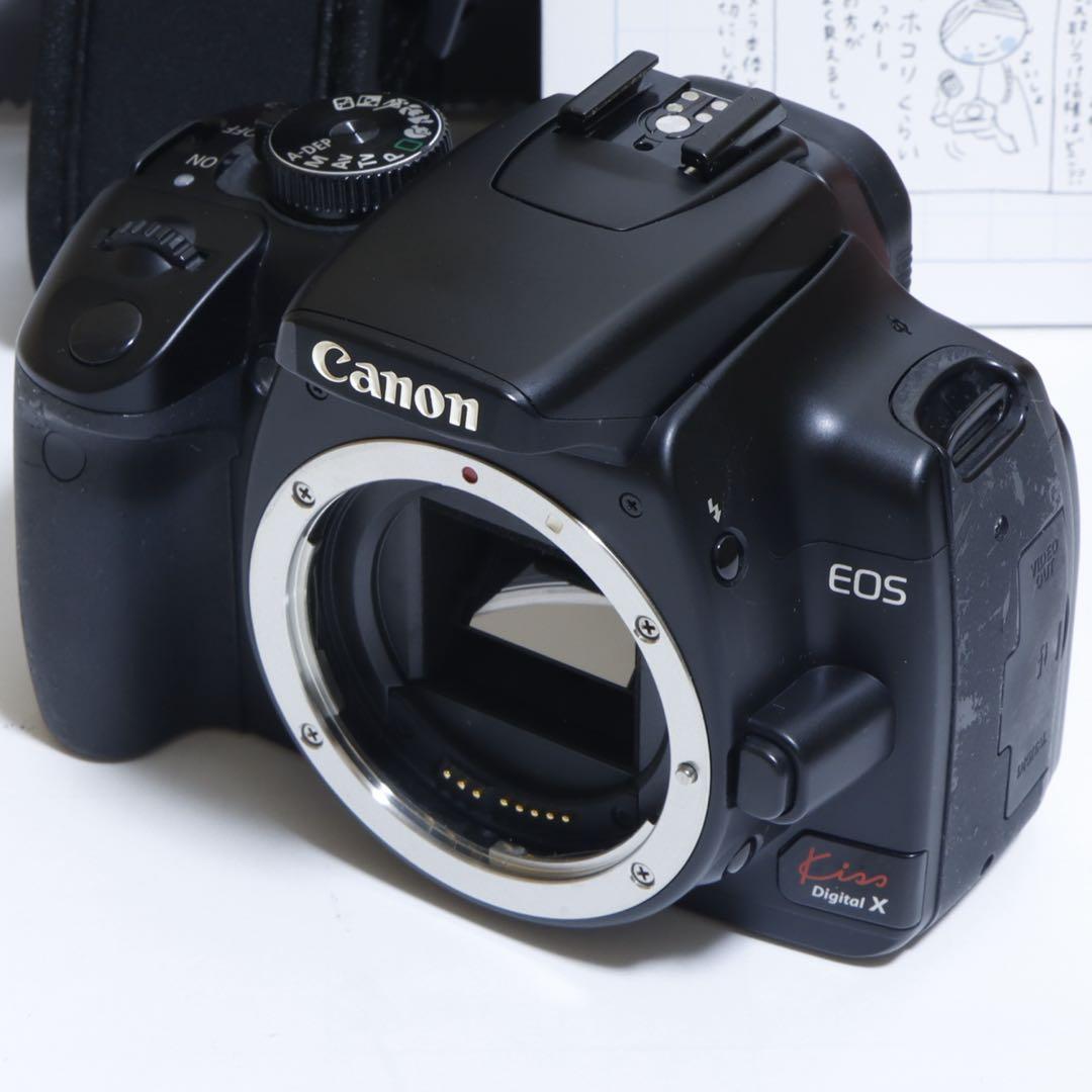 ★スマホに送れる一眼レフ★定番機!!★キャノン EOS Kiss Xセット