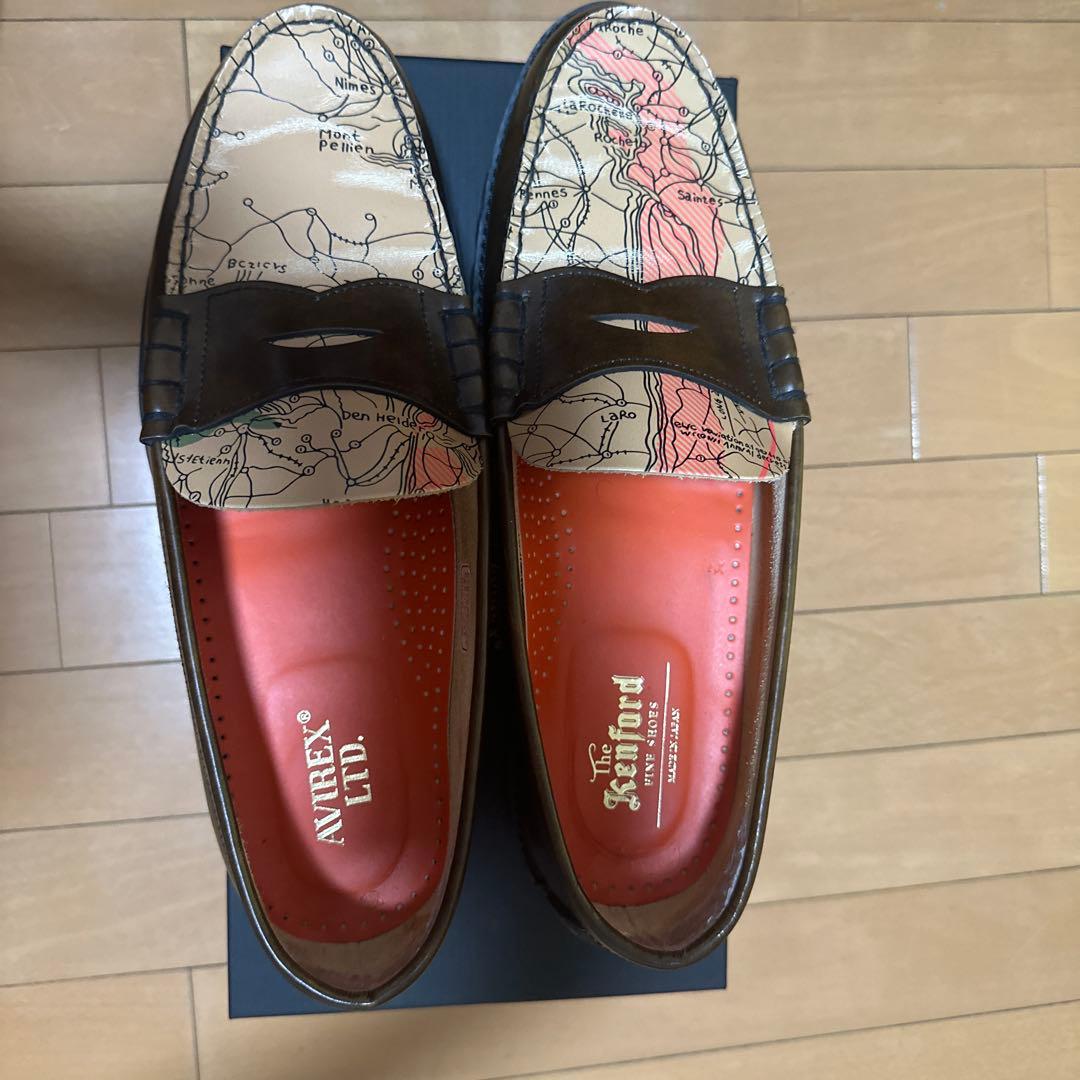 AVIREX ×Kenfordローファー