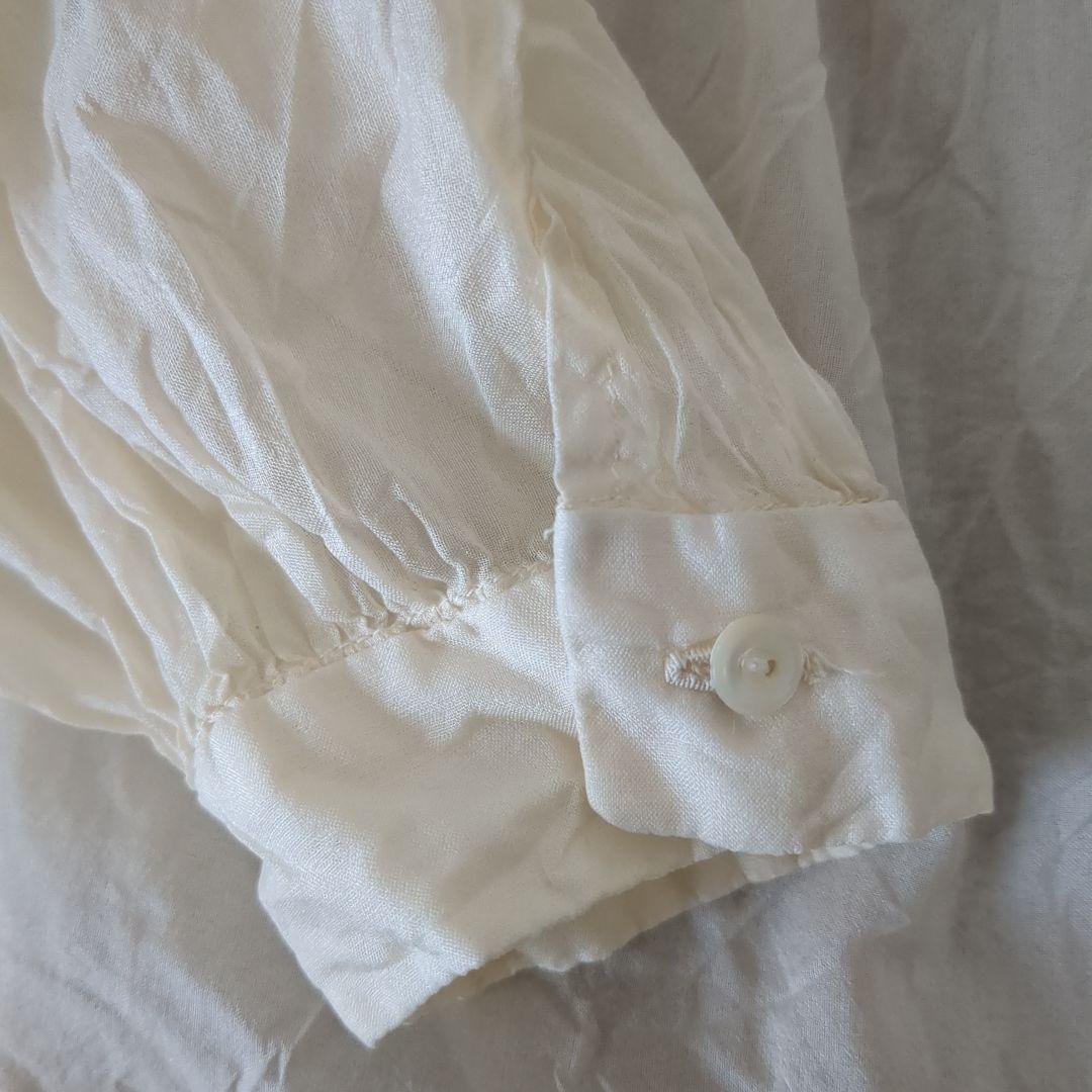 も*も様 ARTS＆SCIENCE　ギャザー　チャーチ　スモック　ブラウス　シル