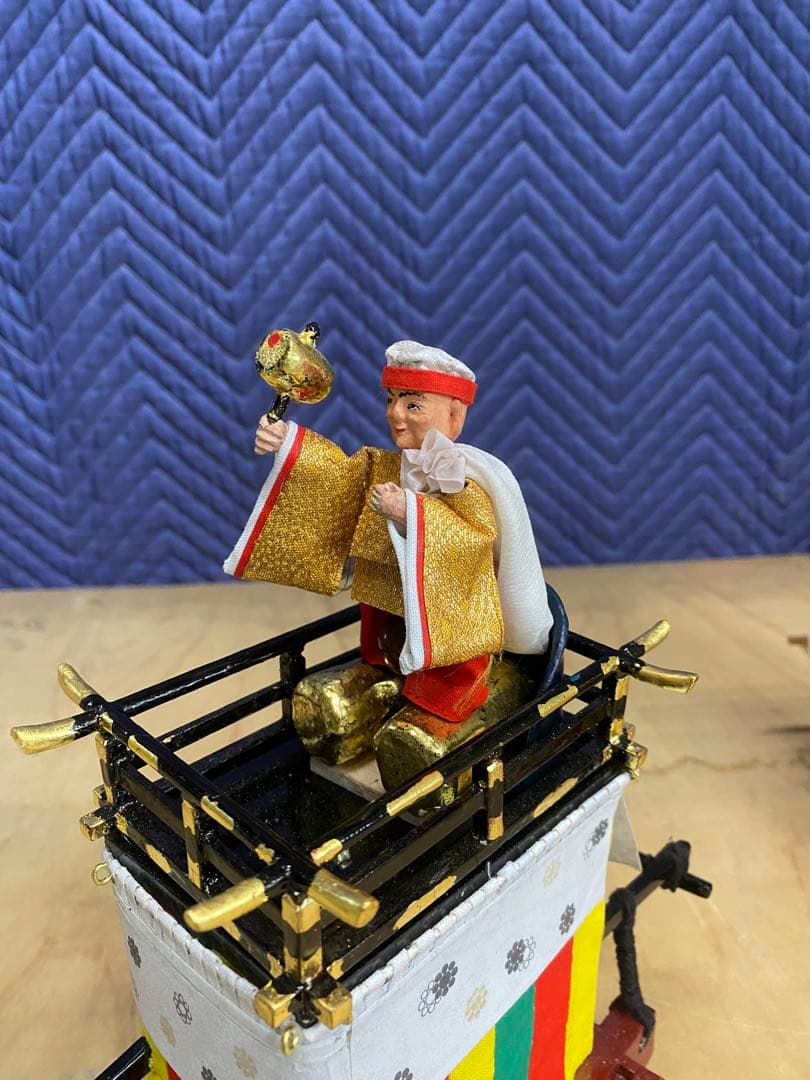 ユネスコ無形文化遺産登録　岐阜県大垣市の大垣まつりの山車のミニチュア1/20