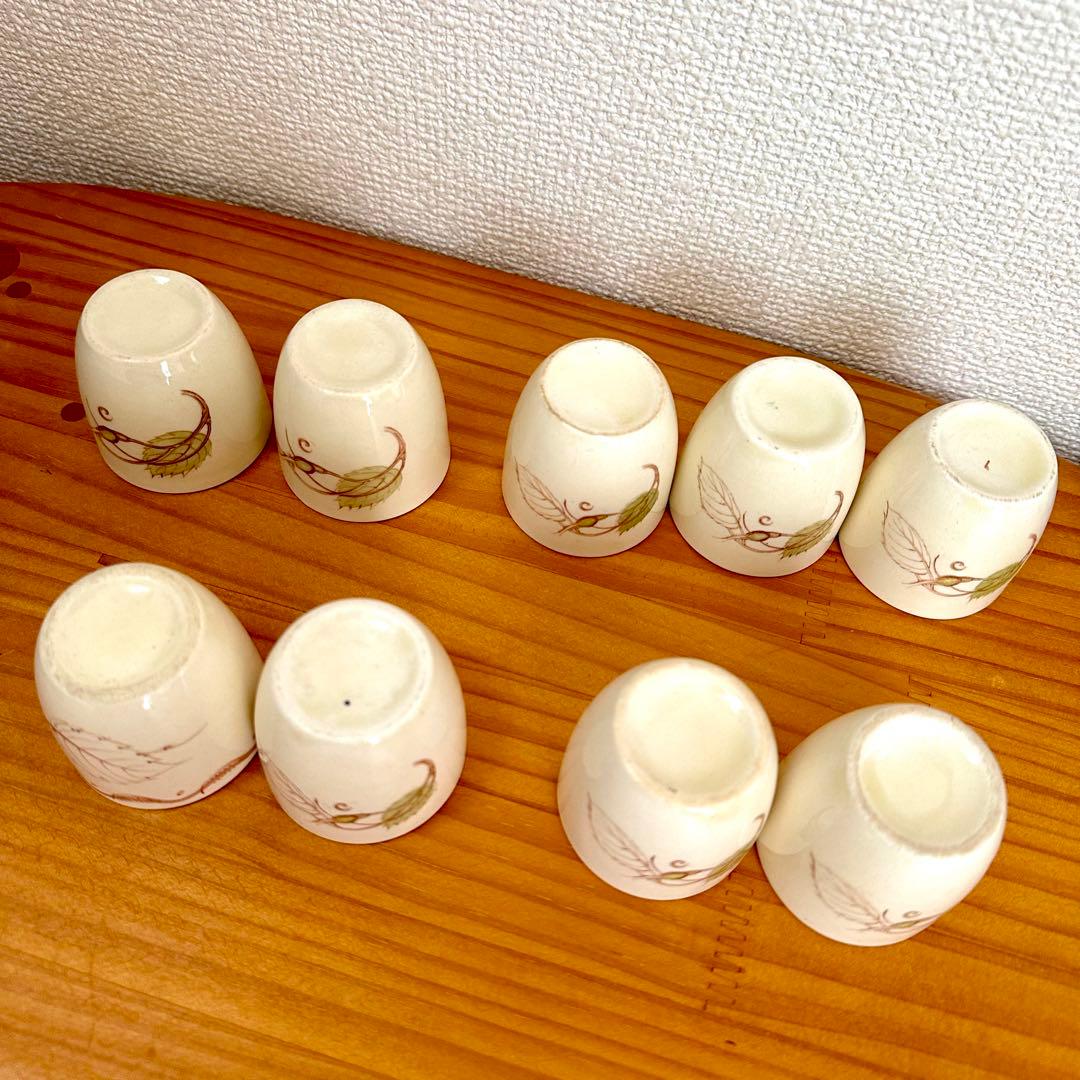 034 スージークーパー 希少パトリシアローズ エッグカップ 9種類セット