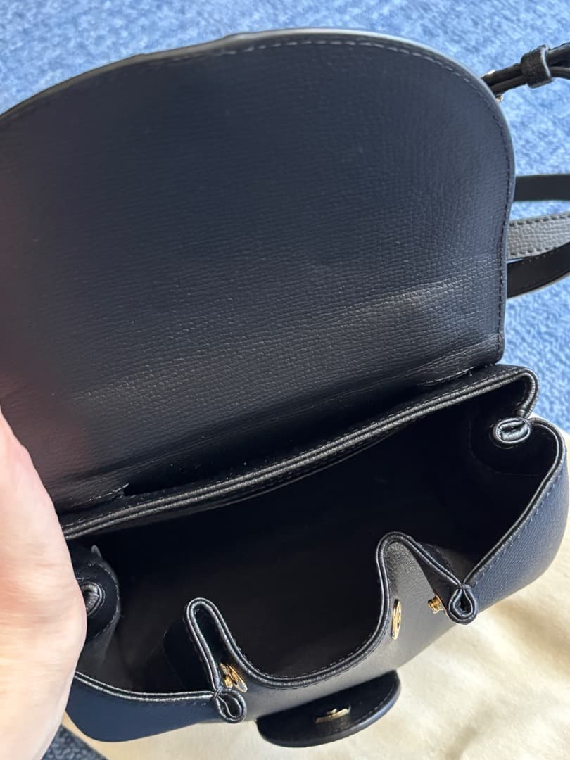 値下げ　POLENE Numero Un Nano ブラックショルダー バッグ