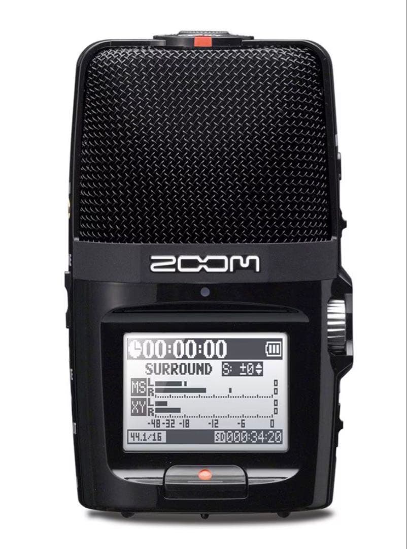 Zoom H2n ハンディレコーダー専用三脚＋ケース付き